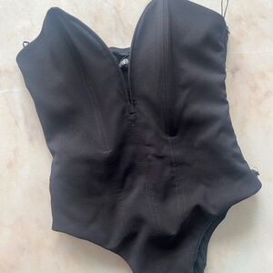Zara -  black corset body suit